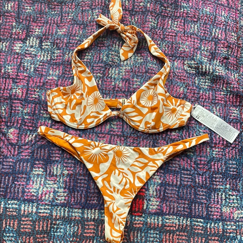 Tropical Floral Bikini Set